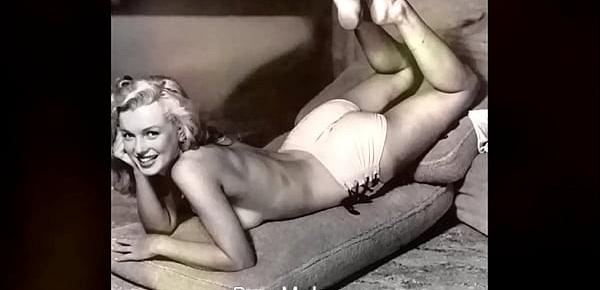  Famous Actress Marilyn Monroe Vintage Nudes Compilation Video